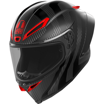 AGV Pista GP RR Helmet Intrepido Matte Carbon/Black/Red Small 2118356002019S