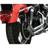 PAUGHCO Side by Side Upsweep Exhaust System Chrome 7194SBS