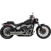 BASSANI XHAUST Pro Street Exhaust Chrome '18+ Softail 1S34D