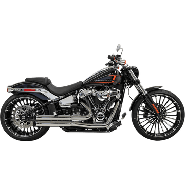 BASSANI XHAUST Pro Street Exhaust Chrome '18+ Softail 1S34D