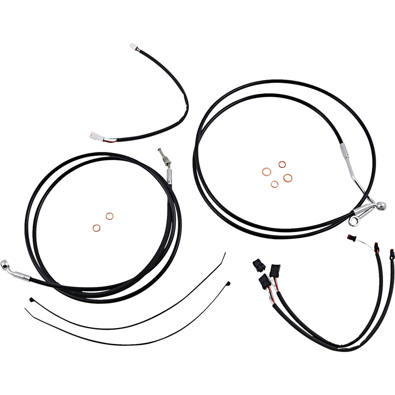 MAGNUM SHIELDING Control Cable Kit XR Black/Chrome 489852