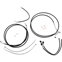 MAGNUM SHIELDING Control Cable Kit XR Black/Chrome 489852