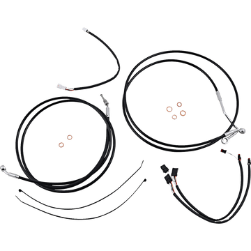 MAGNUM SHIELDING Control Cable Kit XR Black/Chrome 489852