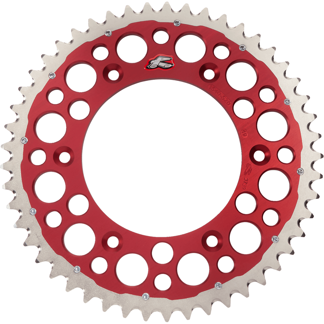 RENTHAL Twinring™ Rear Sprocket 49 Tooth Red 154052049GPRD