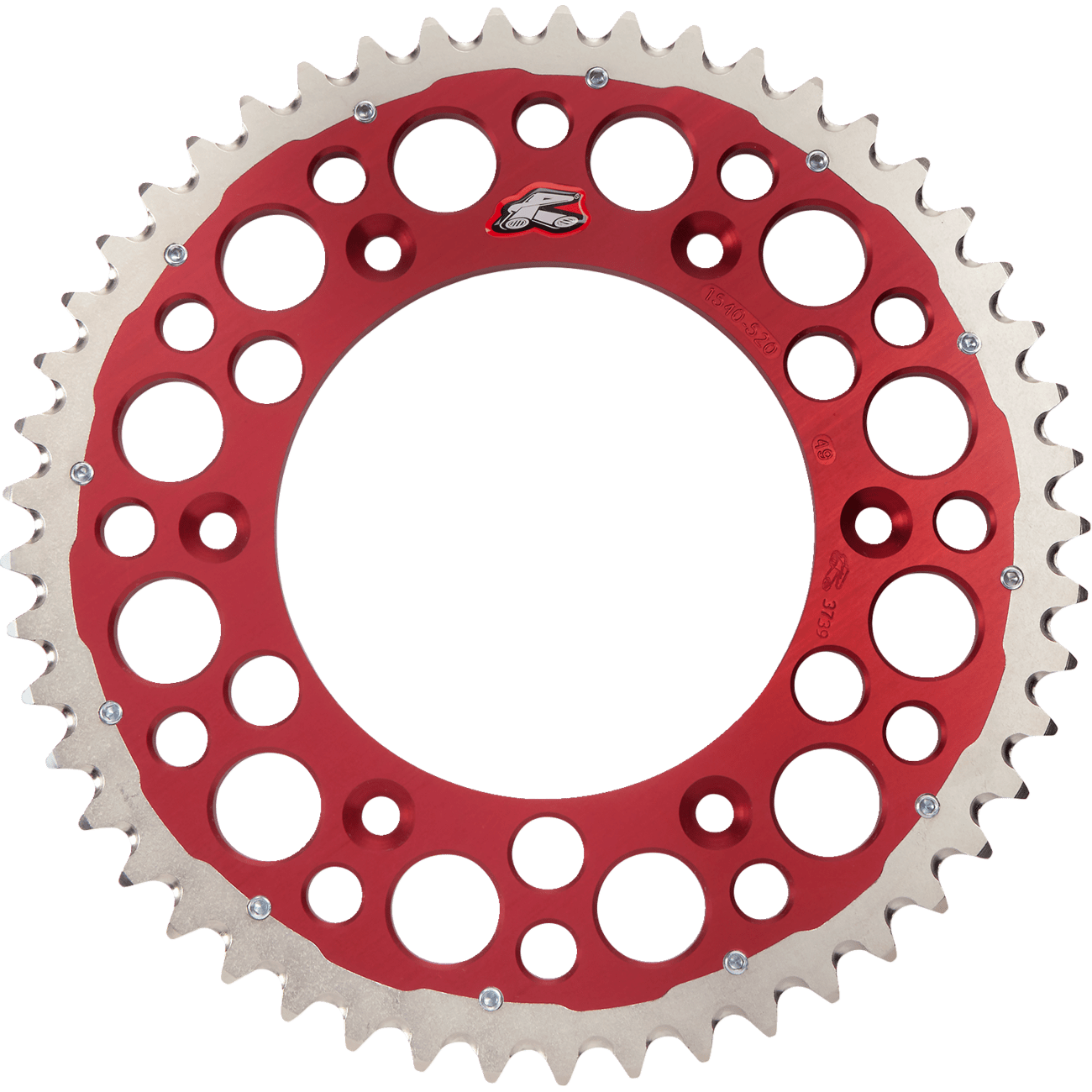 RENTHAL Twinring™ Rear Sprocket 49 Tooth Red 154052049GPRD