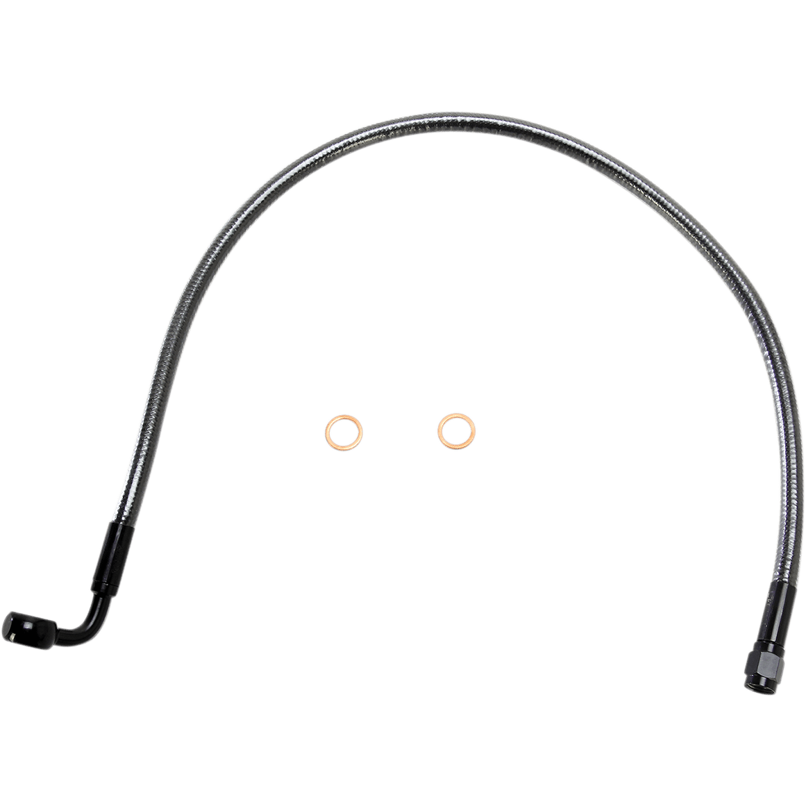 MAGNUM SHIELDING Brake Line 10 mm-90° 22" Black Pearl