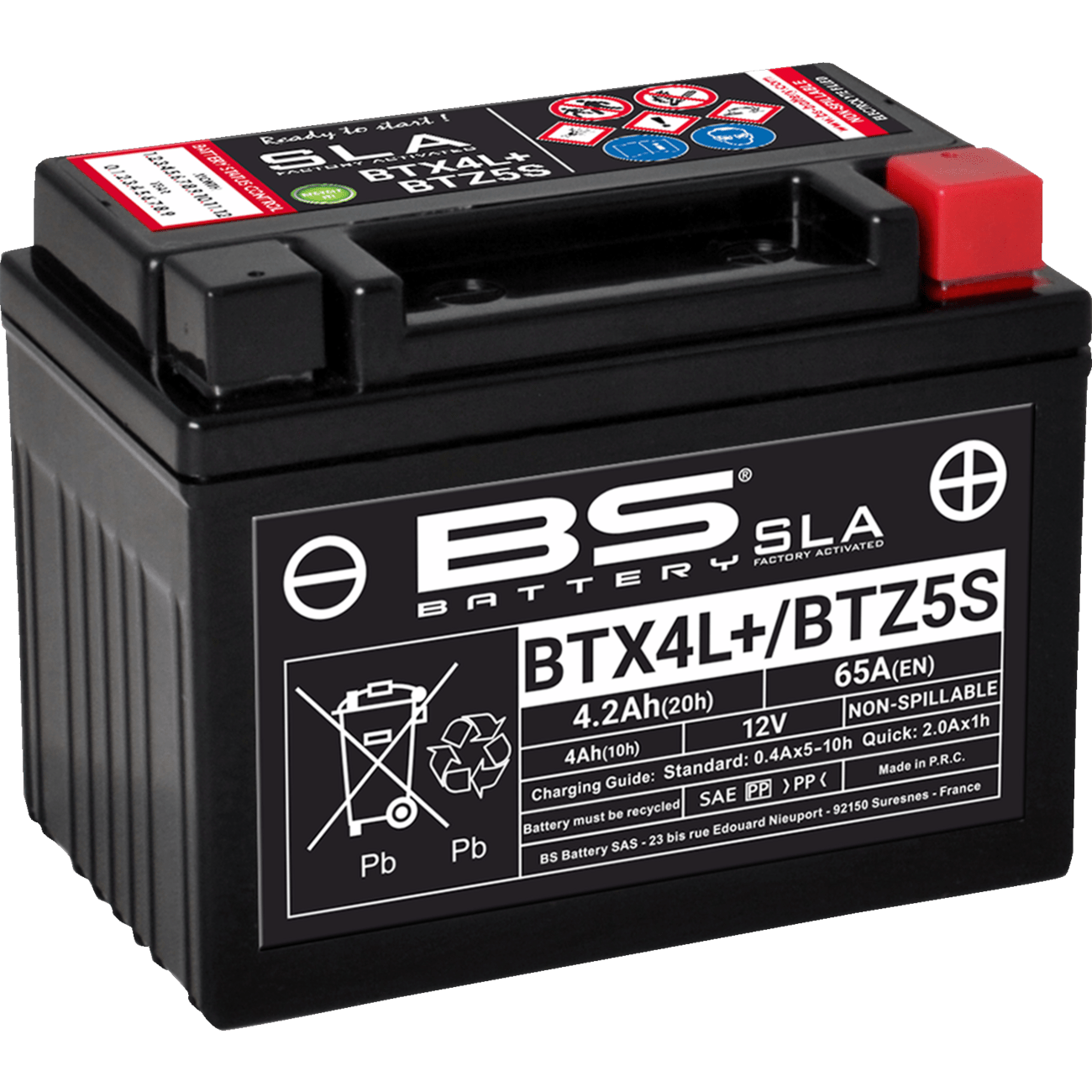 BS BATTERY Battery BTX4L/BTZ5S YTX