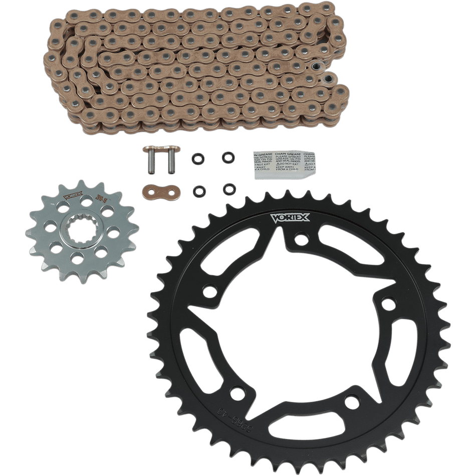 VORTEX Chain Kit Gold Suzuki GSX-R 600 CKG5130