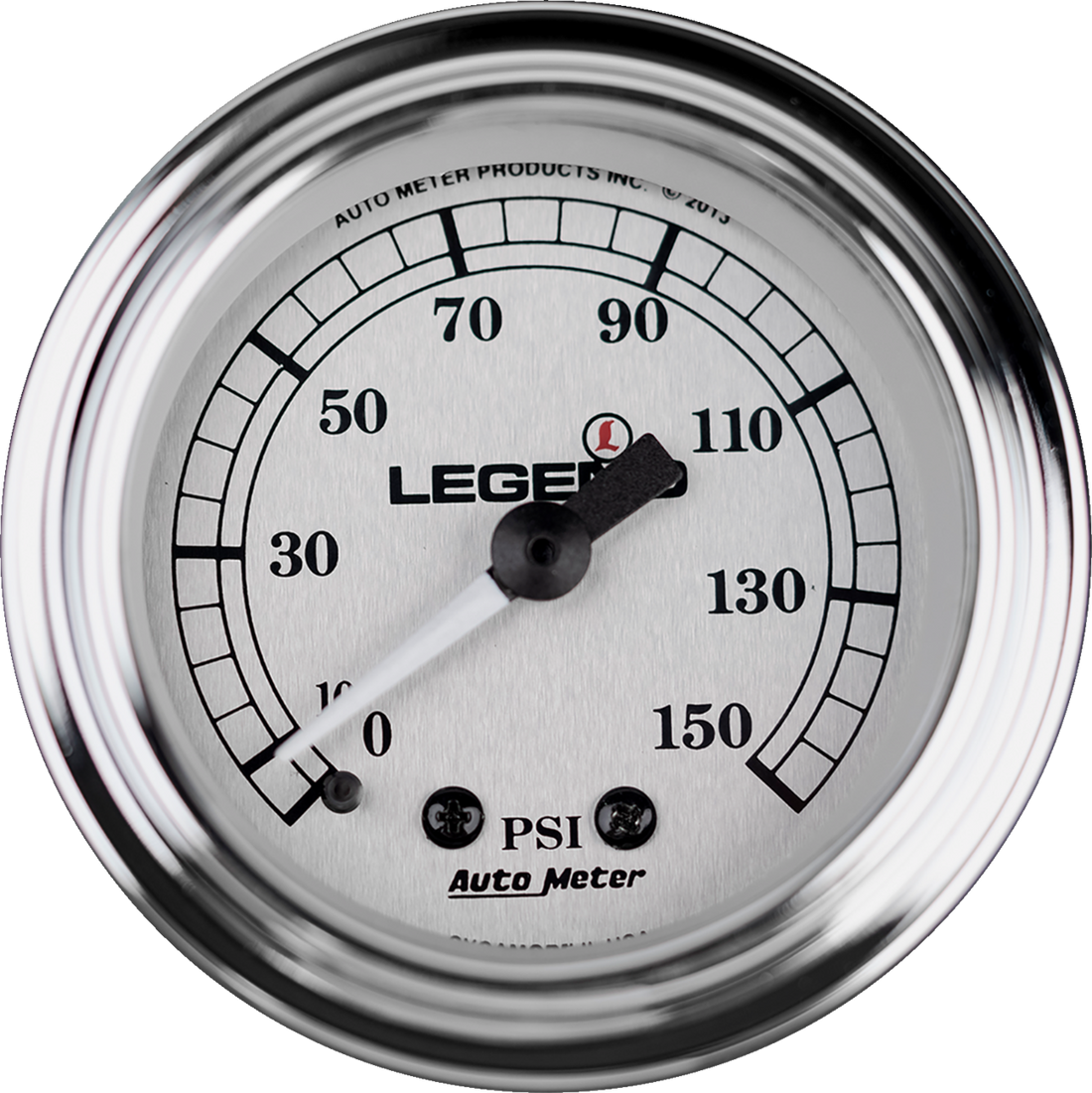 LEGEND SUSPENSION Fairing Mounted LED Backlit PSI Gauges Silver 22120485