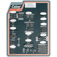 COLONY Bolt Kit Motor Transmission Polished FLT 1001P