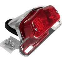 EMGO Taillight Chrome Bracket Red Lens