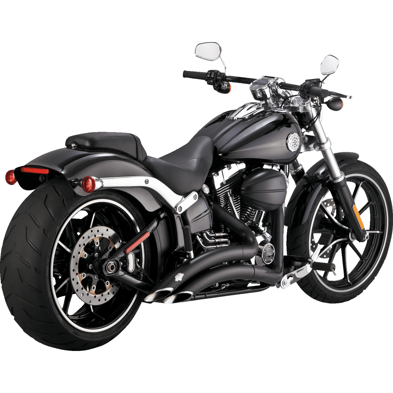 VANCE & HINES Big Radius Exhaust System Black 46365