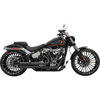 BASSANI XHAUST Pro Street Exhaust Black '18+ Softail 1S34DB