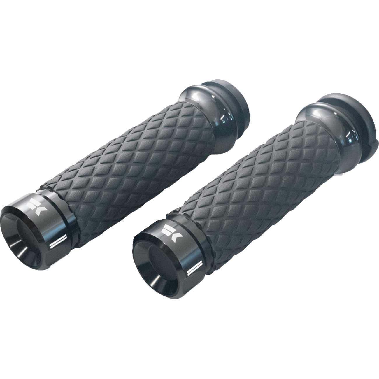 KHROME WERKS Grips Klassic Custom Contour Diamond Black