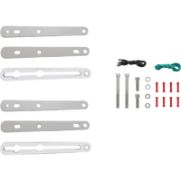 SADDLEMEN Turn Signal Relocation Kit Sportster Chrome