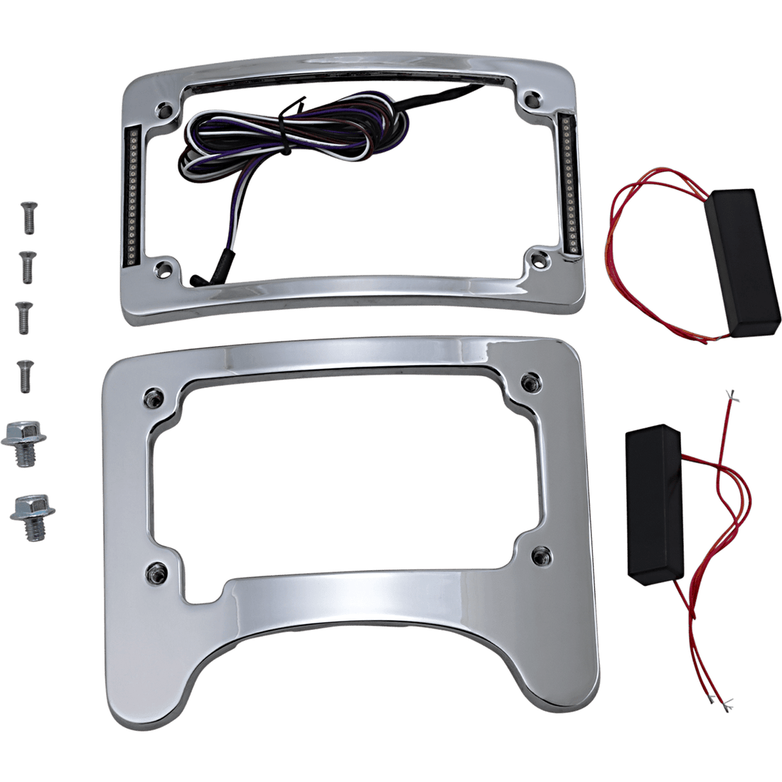 CUSTOM DYNAMICS Turn Signal Eliminator/Illuminated Tri-Frame Chrome TSELIM06HWC