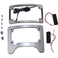 CUSTOM DYNAMICS Turn Signal Eliminator/Illuminated Tri-Frame Chrome TSELIM06HWC