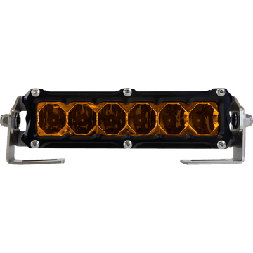 HERETIC Light Bar 6" Flood Amber 50604