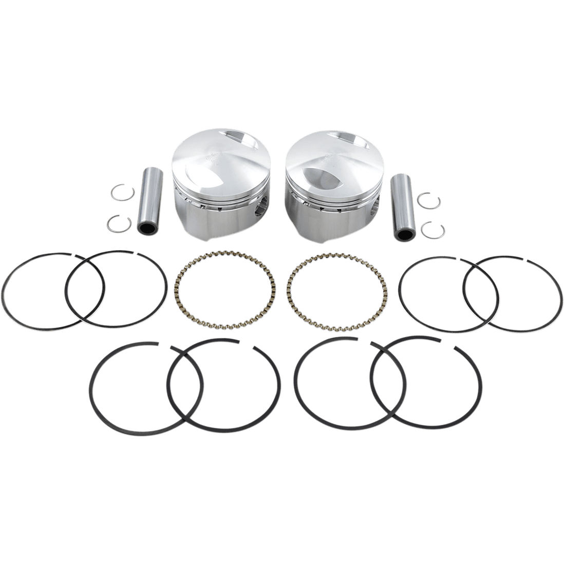 WISECO Piston Kit +0.010" 80" Big Twin 1340 cc