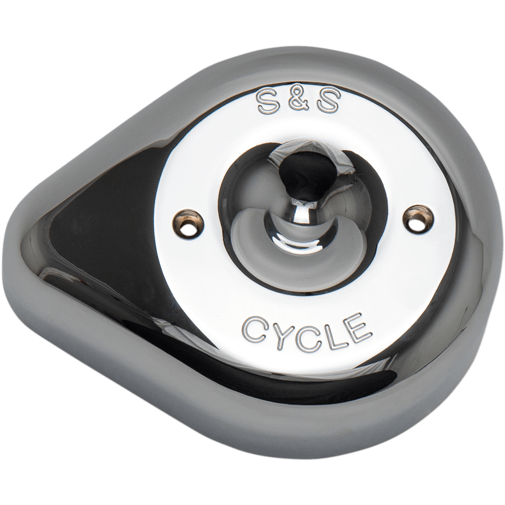 S&S CYCLE Air Cleaner Cover Teardrop Chrome 1700530