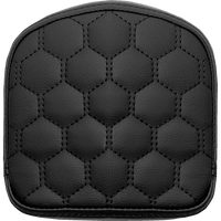 SADDLEMEN RoadSofa™ Sissy Bar Pad Honeycomb Black Stitching 040849