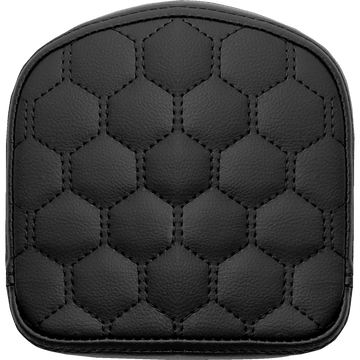 SADDLEMEN RoadSofa™ Sissy Bar Pad Honeycomb Black Stitching 040849