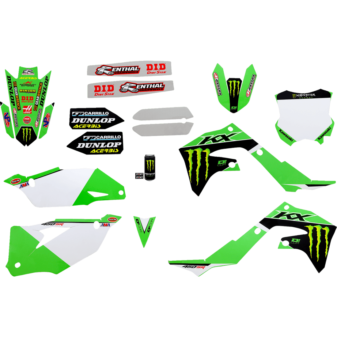 D'COR VISUALS Graphic Kit Monster Energy 2020802