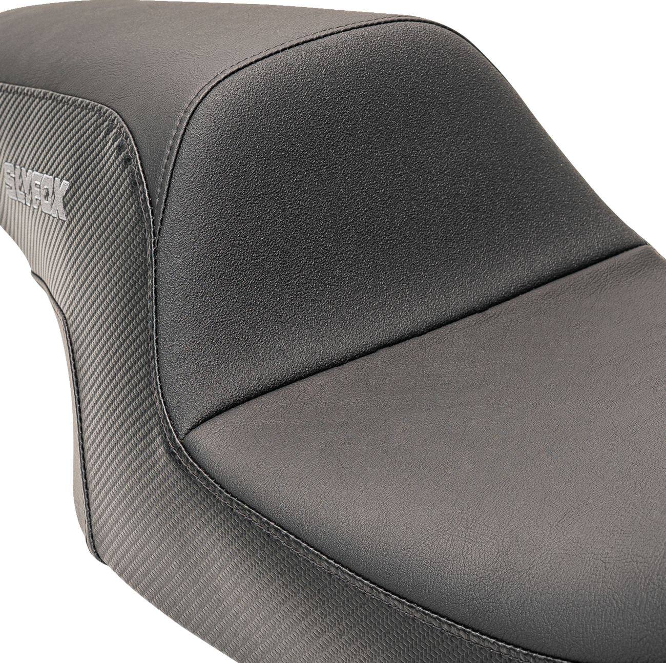 SLYFOX Slyfox Seat Gray Logo Smooth Vinyl Carbon Fiber FL '97-'07 08011613