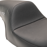 SLYFOX Slyfox Seat Gray Logo Smooth Vinyl Carbon Fiber FL '97-'07 08011613