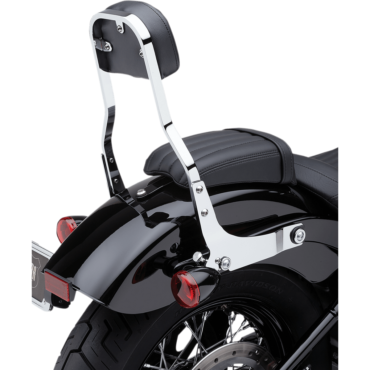 COBRA Backrest Kit 14" Chrome FLHC/S