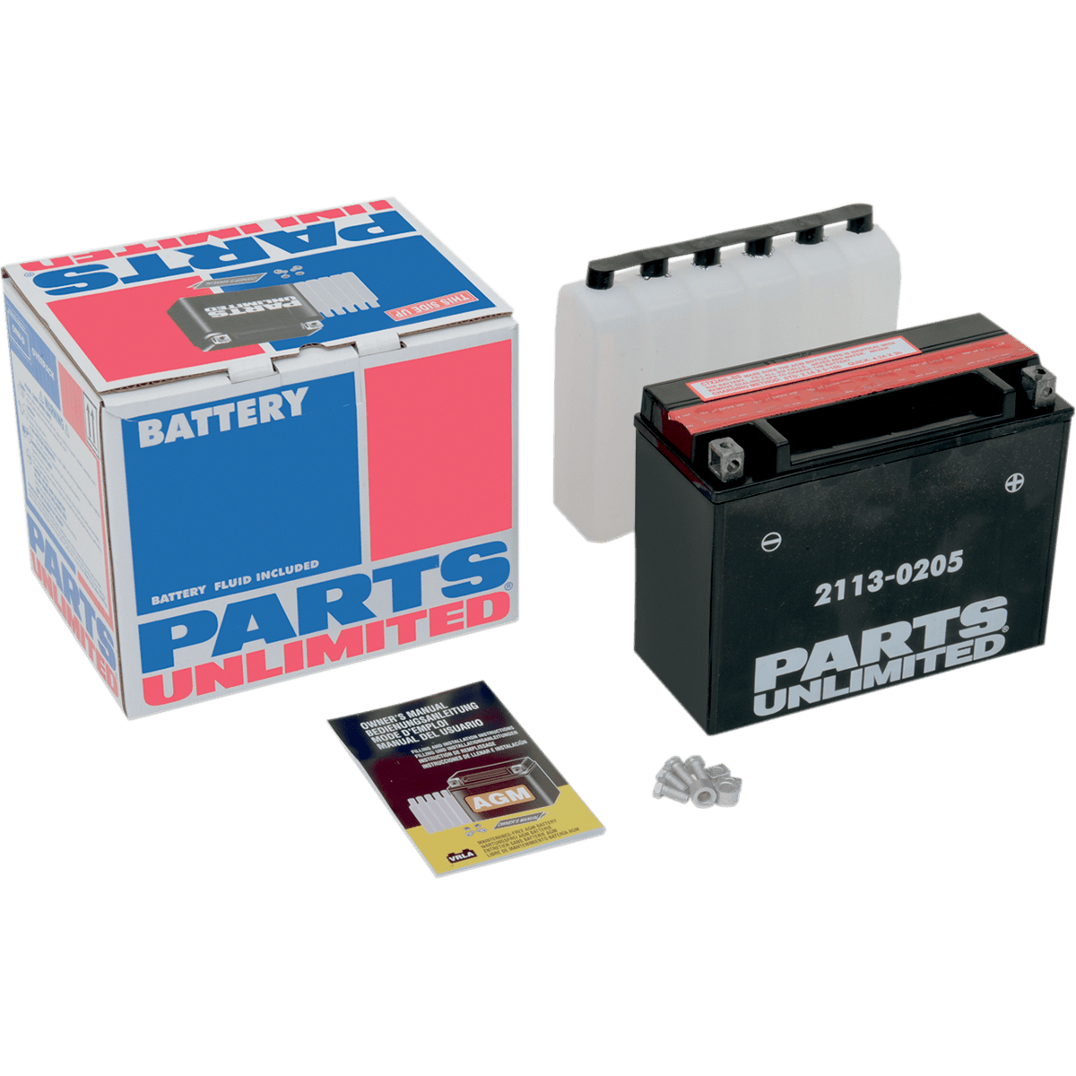 PARTS UNLIMITED AGM Battery YTX24HL-BS