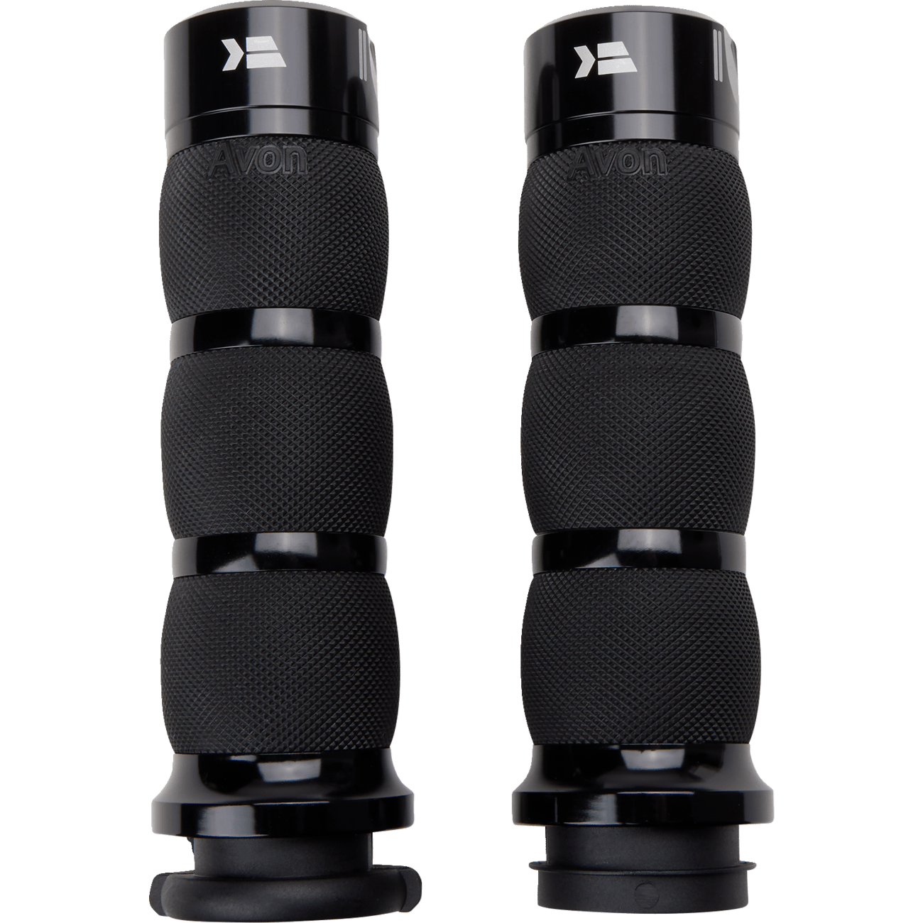 KHROME WERKS Grips Klassic Air TBW Black 500190