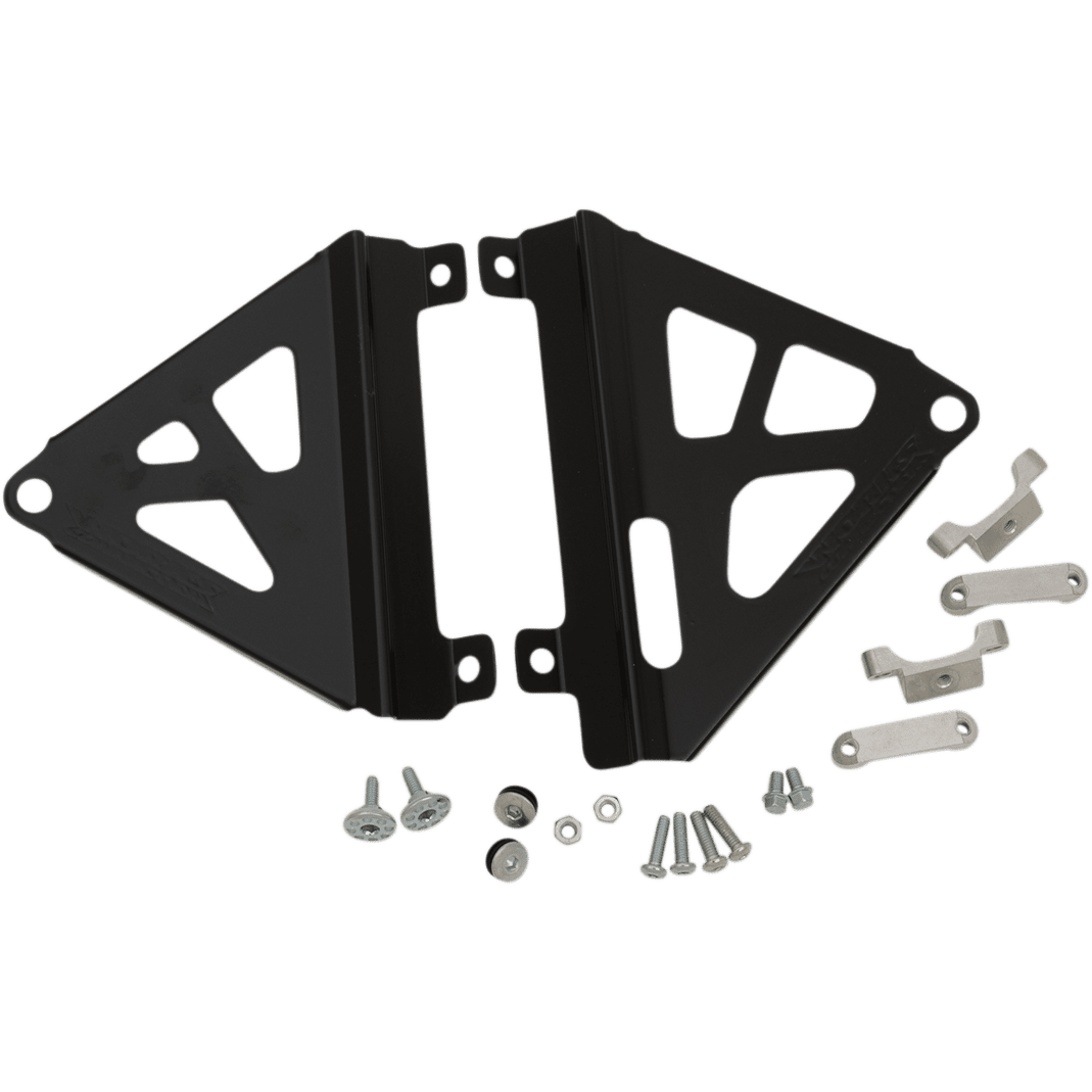 WORKS CONNECTION Radiator Brace Set Black Honda 18B709