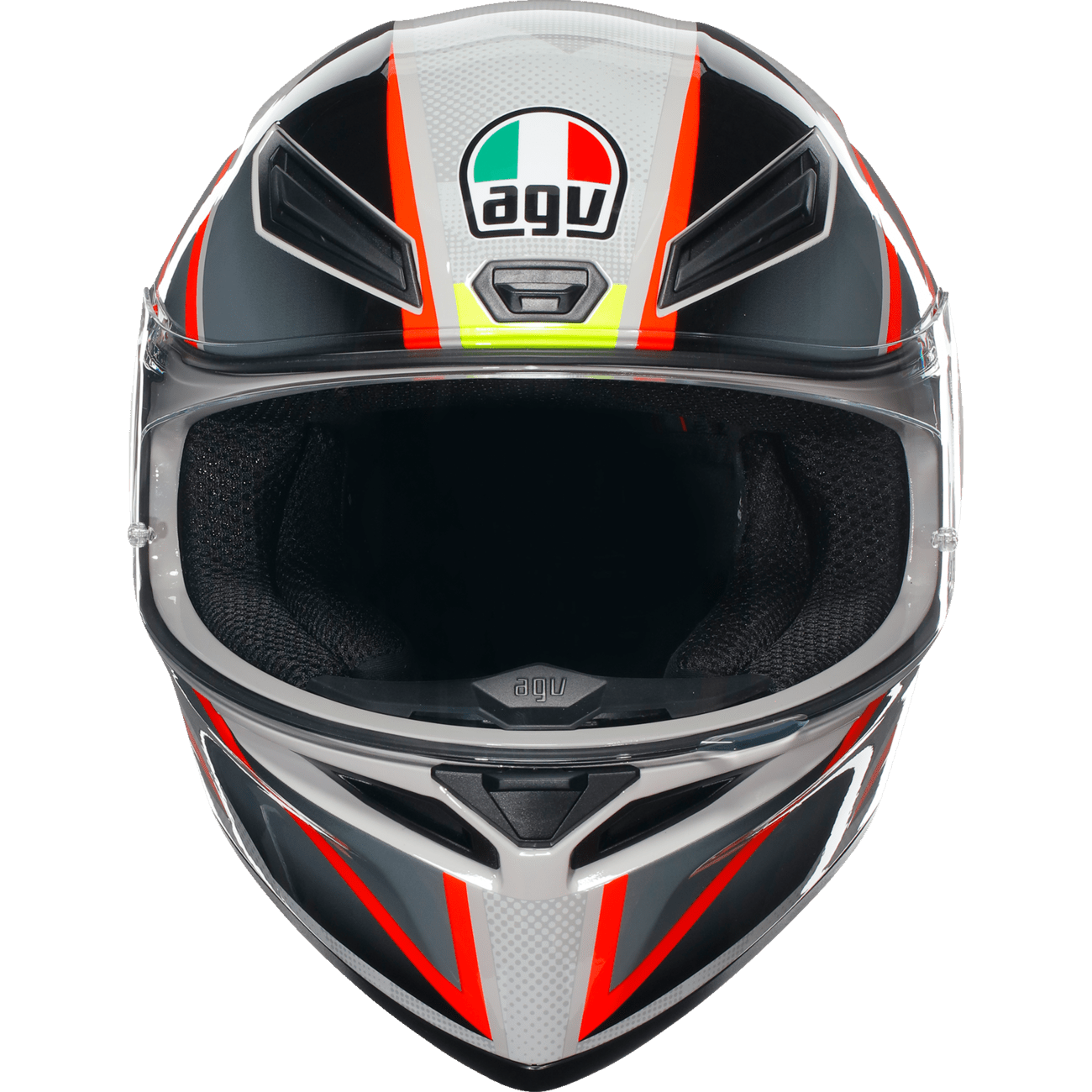 AGV K1 S Helmet Blipper Gray/Red Small