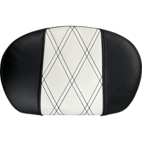 LE PERA Sissy Bar Pad Medium GT1/HR1 Inlay Black/White LSBP02GT/HR1