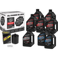 MAXIMA RACING OIL M8 Synthetic 20W-50 Oil Change Kit Black Filter 90129018PB