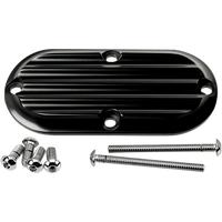 JOKER MACHINE Inspection Cover Black Finned 06951