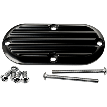 JOKER MACHINE Inspection Cover Black Finned 06951