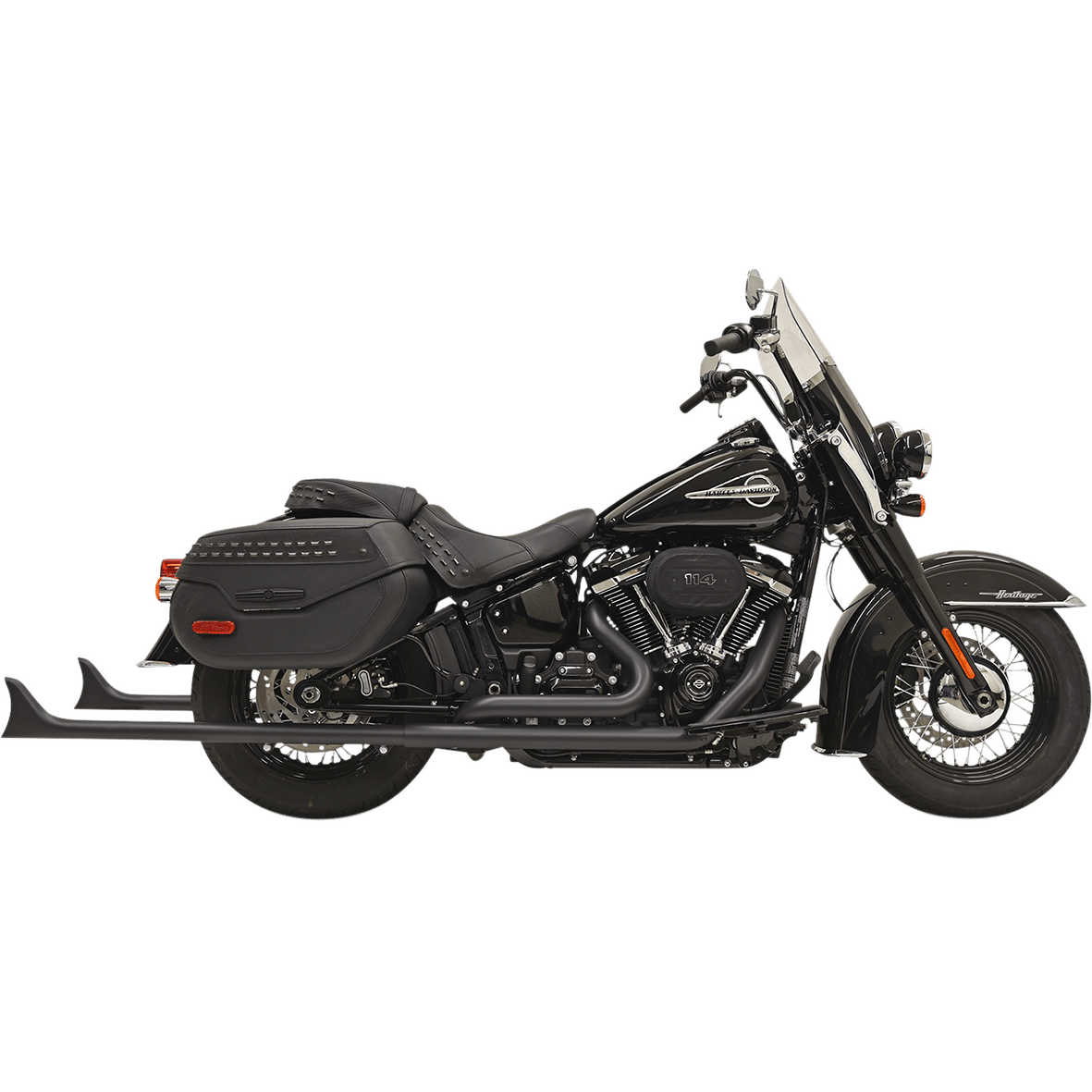 BASSANI XHAUST Fishtail Exhaust without Baffle 39" 1S76EB39