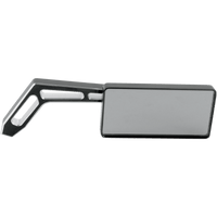 PRO-ONE PERF.MFG. Mirror Weekend Warrior Side View 2 Tone/Cut-Out Rectangle Black Right 102470B