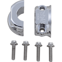 THRASHIN SUPPLY CO. Perch Clamps Clutch/Brake Chrome TSC27033