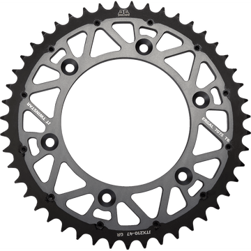 JT SPROCKETS Steel Rear Sprocket Graphite 47 Tooth