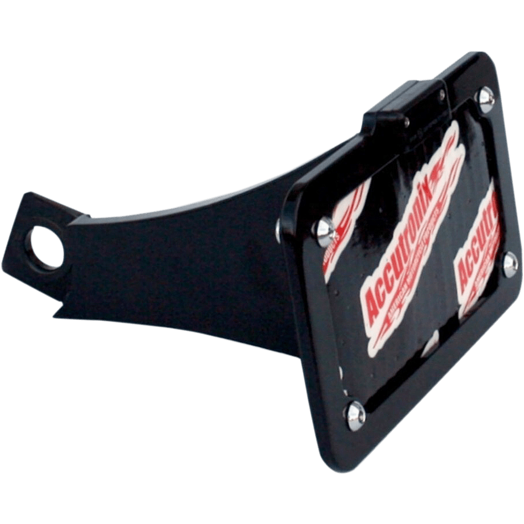 ACCUTRONIX Side Mount License Plate Assembly Black LPF092HVB