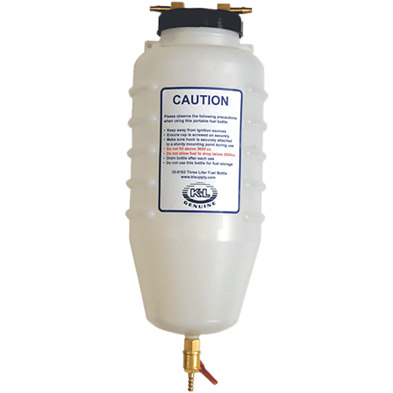 K&L SUPPLY F.I. Rated Fuel Bottle 3 Liter 358165