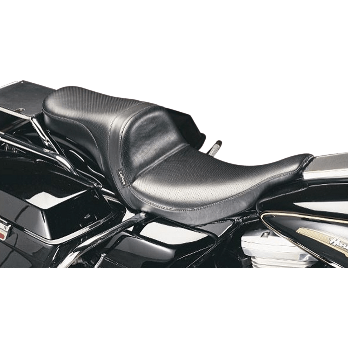 LE PERA Daytona 2-Up Seat Without Backrest Smooth Black FLH/FLT '02-'07 LH567