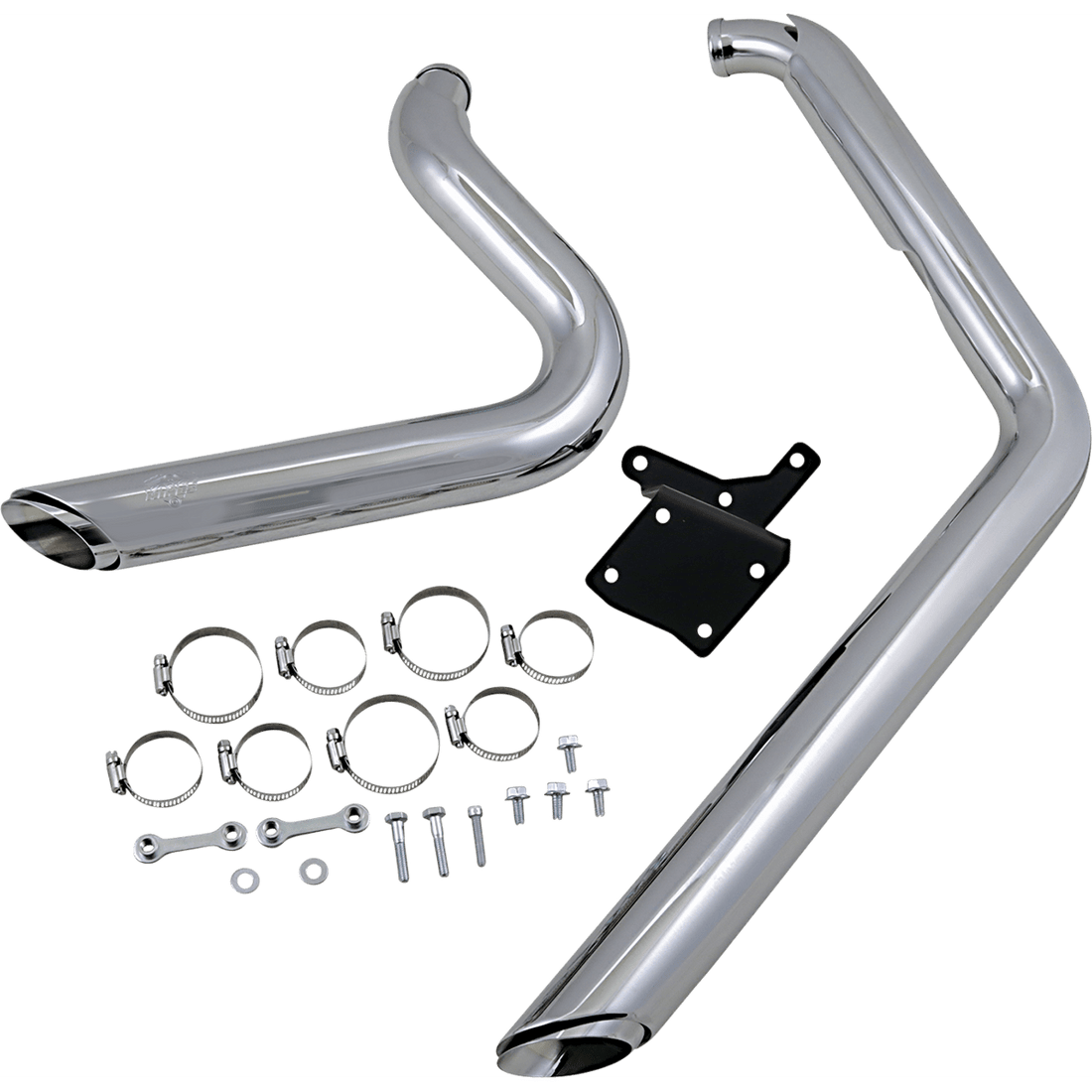 VANCE & HINES Shortshots Staggered Exhaust System Chrome 17213