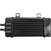 JAGG OIL COOLERS Universal Oil Cooler 10-Row Gloss Black 3150