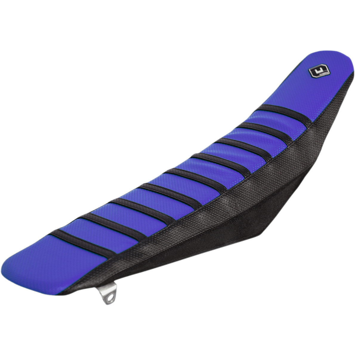 FLU DESIGNS INC. Pro Rib Seat Cover Blue/Black YZ 125/250 '02-'21