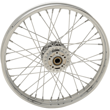 DRAG SPECIALTIES Wheel Laced 40 Spoke Front Chrome 21x2.15 '08+ XL