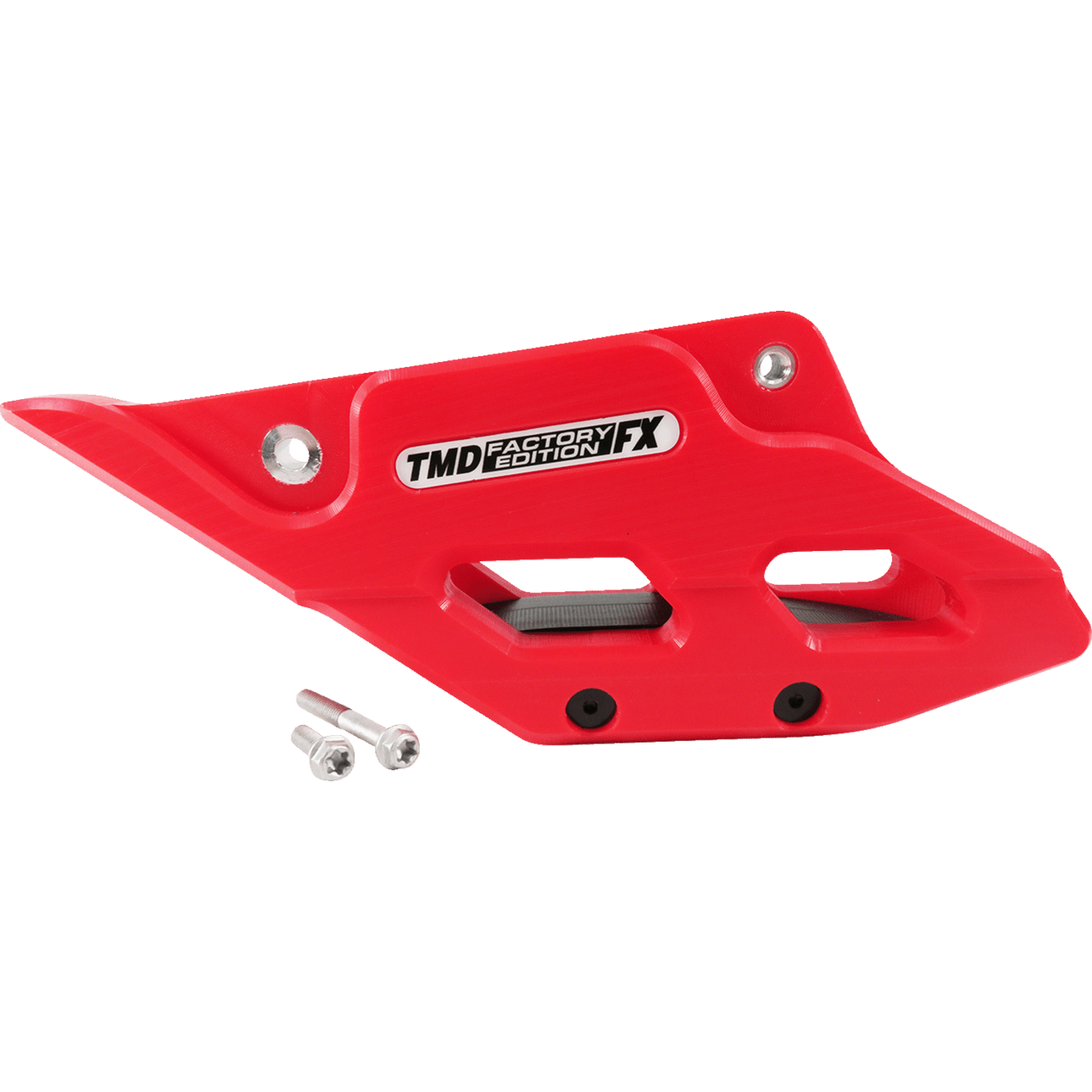 T.M. DESIGNWORKS Factory Edition Chain Guide With Replacement Wear Pad Red RCGKT5RD